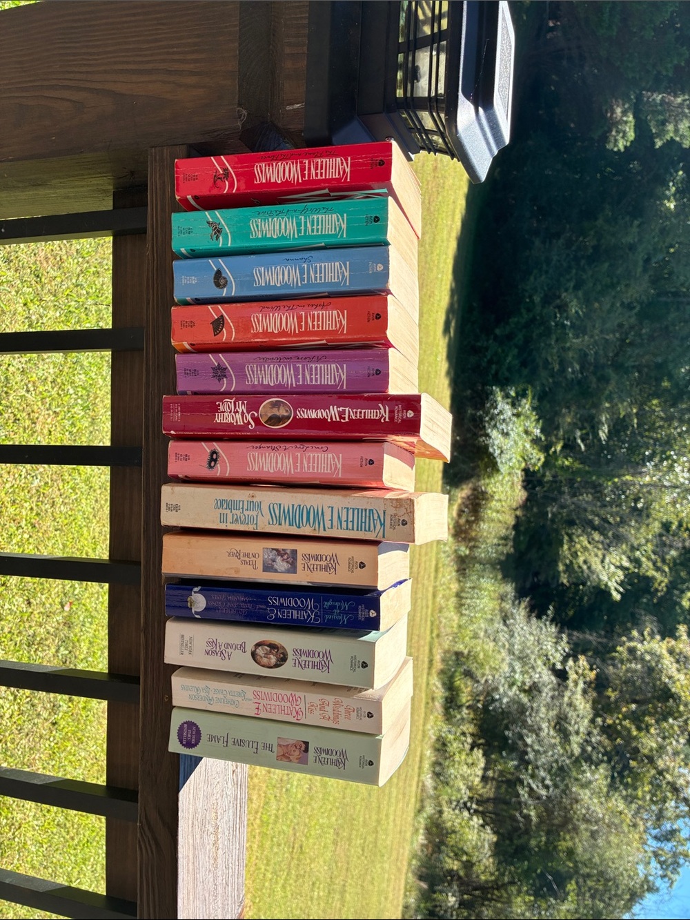 Book Stack of all Katheleen woodiwiss series